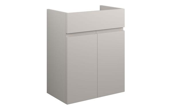 Clarence 500mm Standard Basin Unit - Matt Dove Grey (Grey Cab)